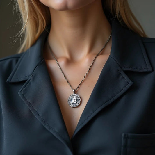 חריטה אישית על שרשרת בחירת מילים גופן וסמלים משמעותיים - verde jewellry | ורדה תכשיטים