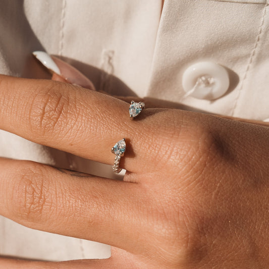 טבעת איריס כסף 925 - verde jewellry | ורדה תכשיטים