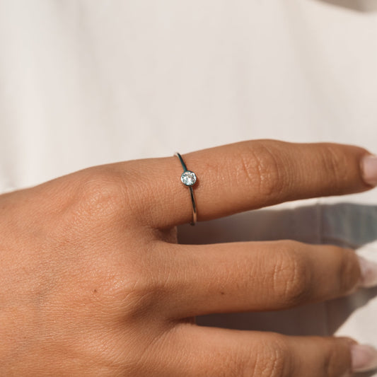 טבעת אמיל כסף 925 - verde jewellry | ורדה תכשיטים