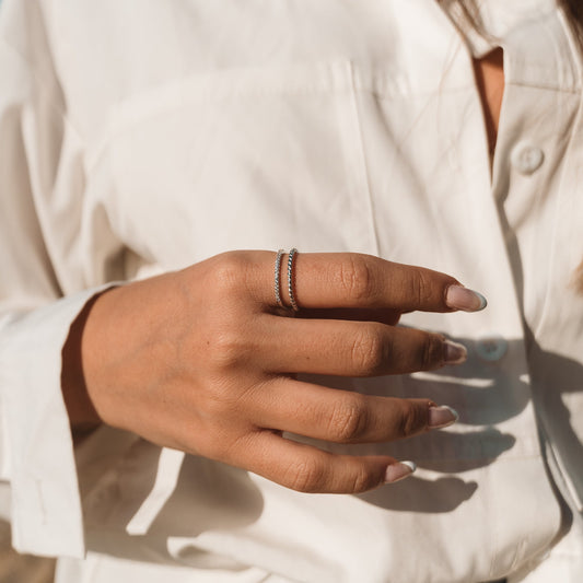 טבעת אור כסף 925 - verde jewellry | ורדה תכשיטים