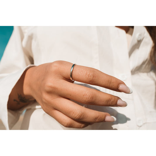 טבעת יולי כסף 925 - verde jewellry | ורדה תכשיטים