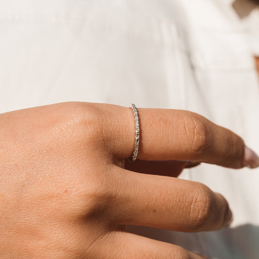 טבעת לילה כסף 925 - verde jewellry | ורדה תכשיטים