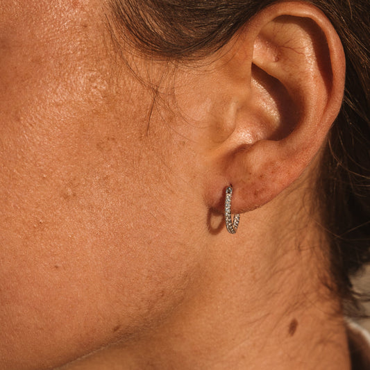 עגילי דיאנה כסף 925 - verde jewellry | ורדה תכשיטים