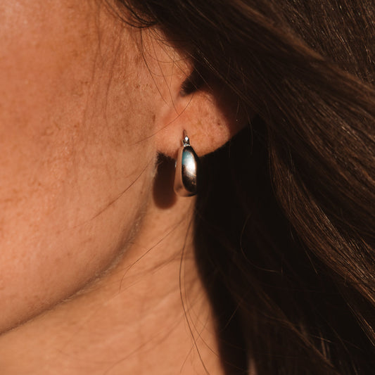 עגילי טיפה כסף 925 - verde jewellry | ורדה תכשיטים