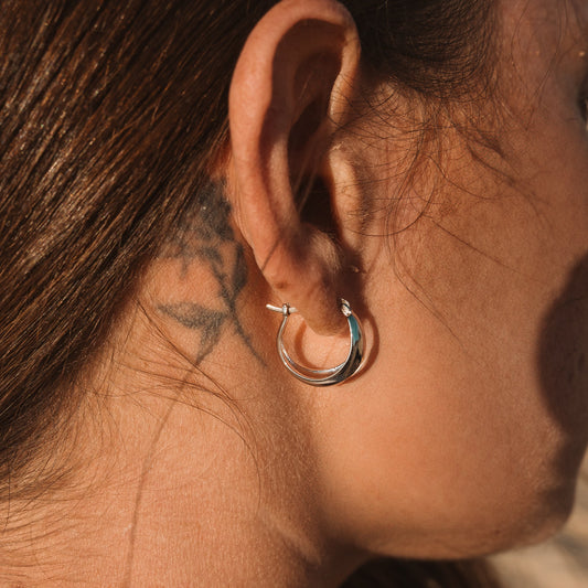 עגילי יסמין כסף 925 - verde jewellry | ורדה תכשיטים