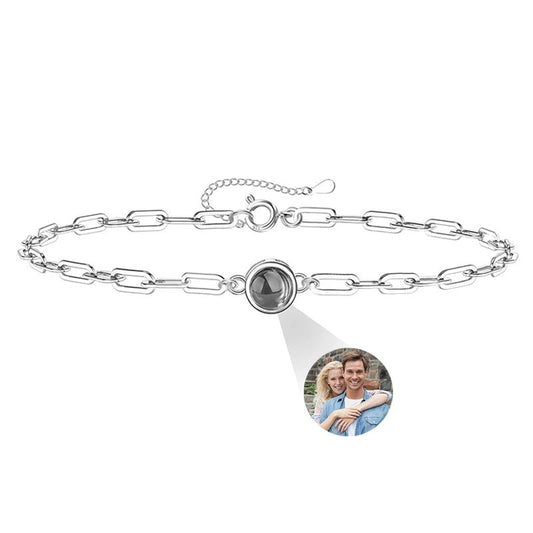 צמיד כסף 925 לאישה עם תמונה מוצפנת - verde jewellry | ורדה תכשיטים