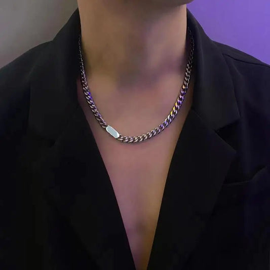 שרשרת גורמט לגבר עם אופציה לחריטה אישית - verde jewellry | ורדה תכשיטים