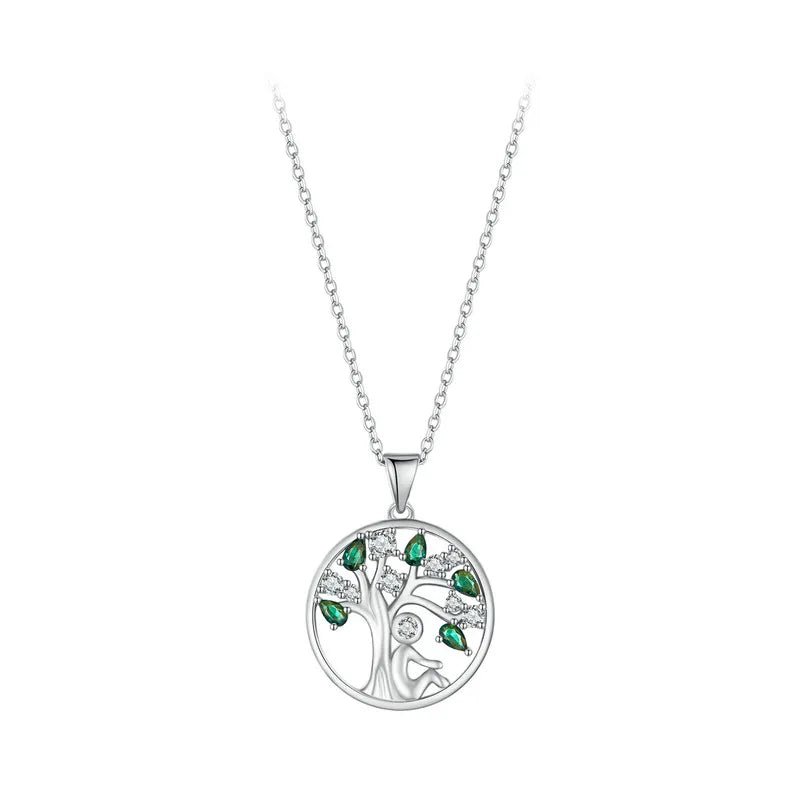 שרשרת יובל עץ החיים כסף 925 - verde jewellry | ורדה תכשיטים