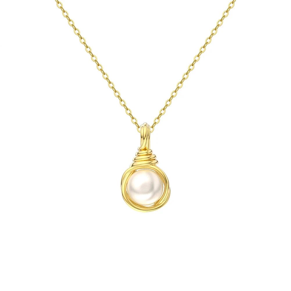 שרשרת קלאודיה כסף 925 בציפוי זהב - verde jewellry | ורדה תכשיטים