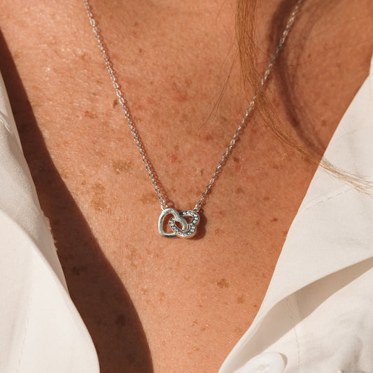 שרשרת נילי לב כסף 925 - verde jewellry | ורדה תכשיטים