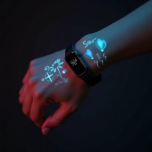 צמיד הקרנת תמונה שמספר אהבה וזיכרון על פרק היד בכל צעד - verde jewellry | ורדה תכשיטים