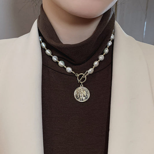 שרשרת פיבי  ציפוי זהב - verde-jewellry