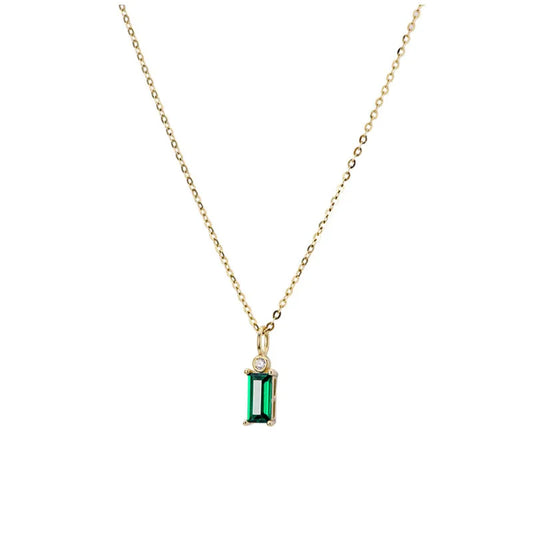 שרשרת קסניה כסף 925 בציפוי זהב - verde-jewellry