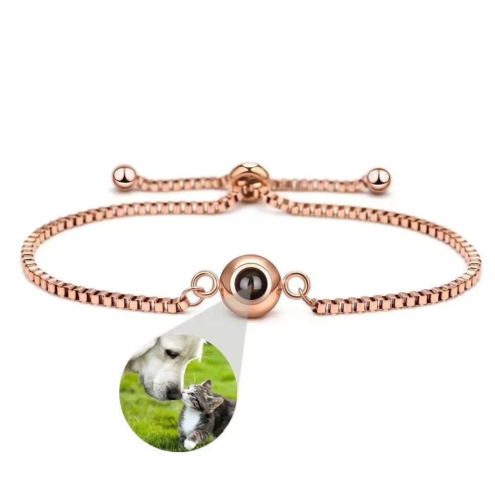 צמיד לאישה עם תמונה מוצפנת - כסף 925 - verde jewellry | ורדה תכשיטים