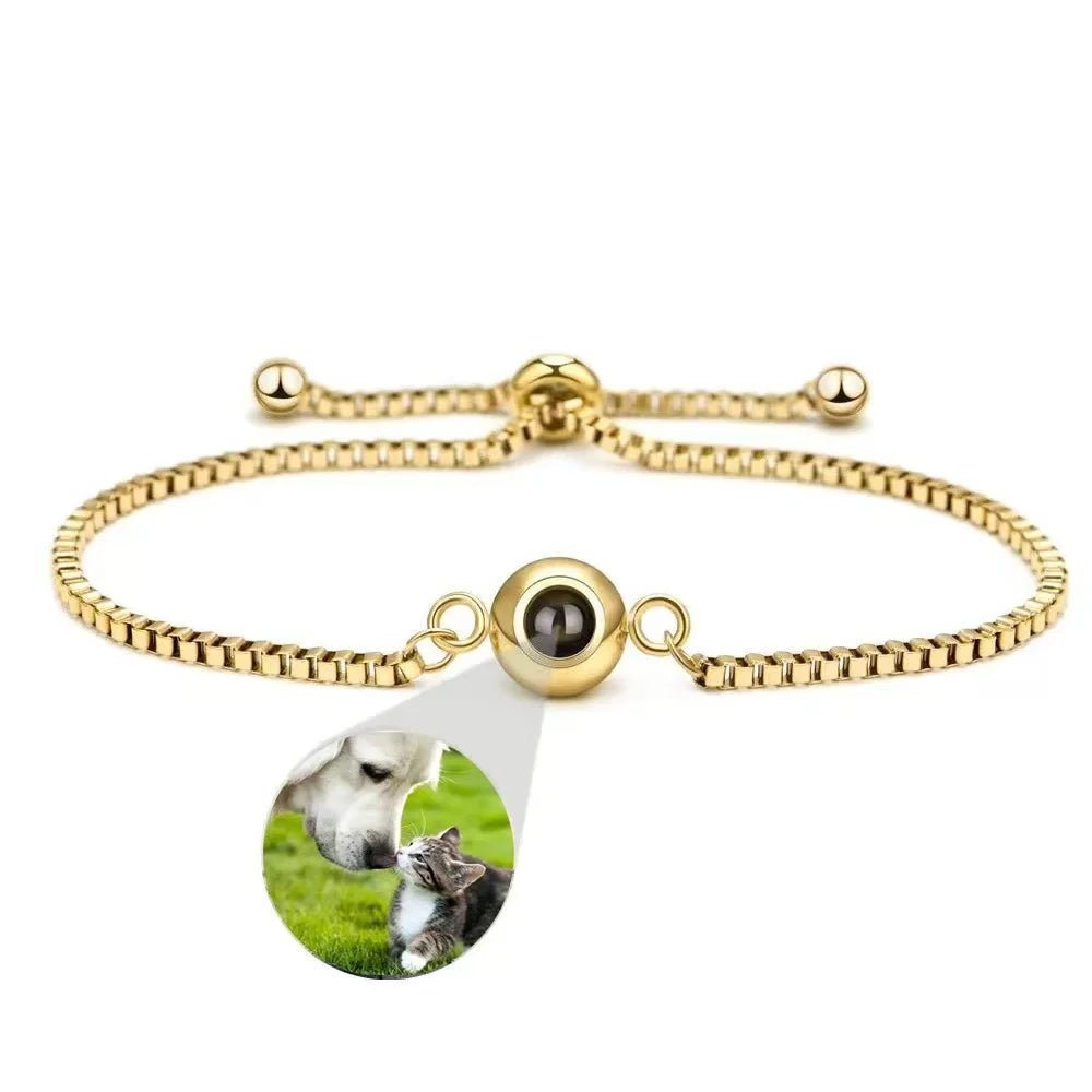 צמיד לאישה עם תמונה מוצפנת - כסף 925 - verde jewellry | ורדה תכשיטים
