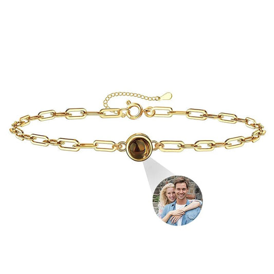 צמיד כסף 925 לאישה עם תמונה מוצפנת - verde jewellry | ורדה תכשיטים