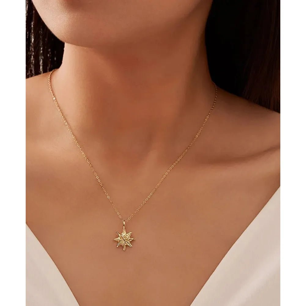 מתנה לאמא שלי - שרשרת סאן כסף 925 בציפוי זהב - verde jewellry | ורדה תכשיטים