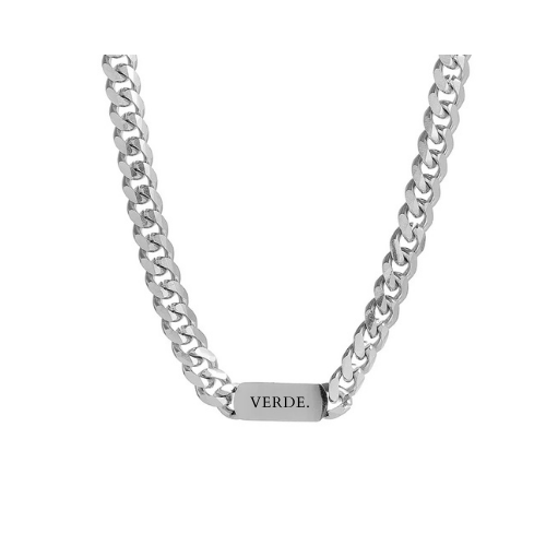 שרשרת גורמט לגבר עם אופציה לחריטה אישית - verde jewellry | ורדה תכשיטים