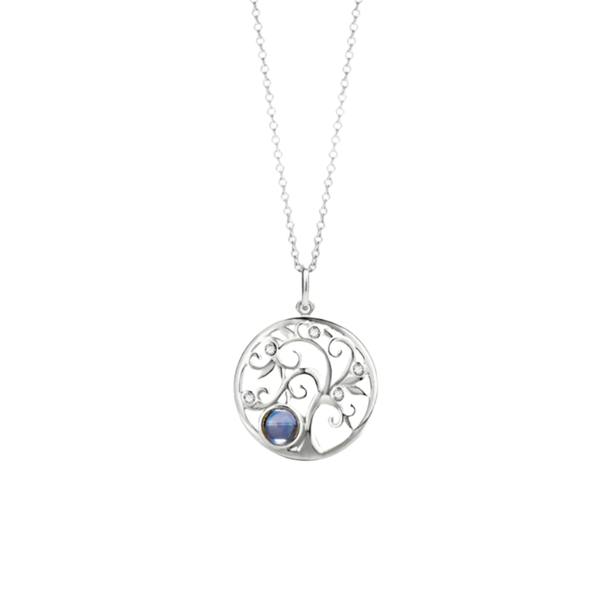 שרשרת עץ החיים עם תמונה מוצפנת - verde jewellry | ורדה תכשיטים