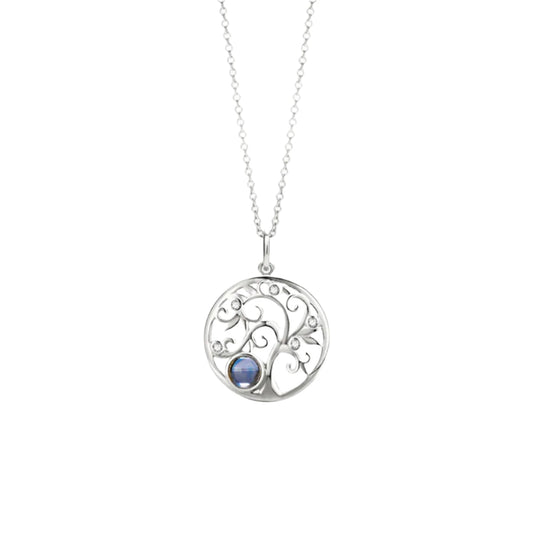 שרשרת עץ החיים עם תמונה מוצפנת - verde jewellry | ורדה תכשיטים