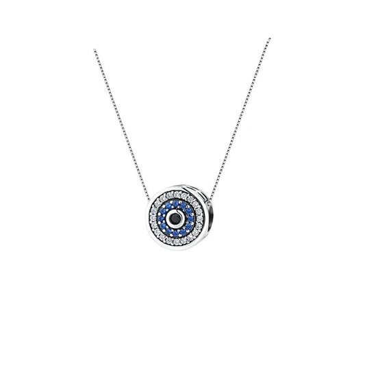 שרשרת עין כסף 925 - verde jewellry | ורדה תכשיטים