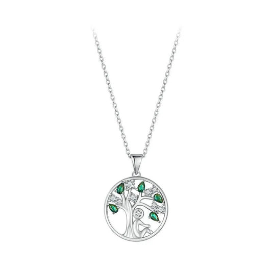 שרשרת יובל עץ החיים כסף 925 - verde jewellry | ורדה תכשיטים