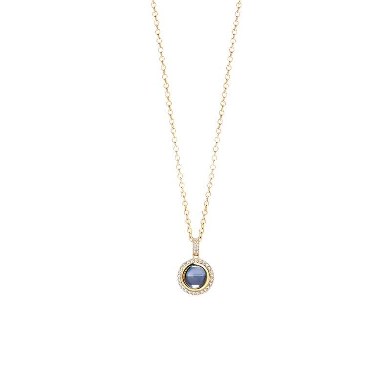 שרשרת יולי קלאסית עם תמונה מוצפנת - verde jewellry | ורדה תכשיטים