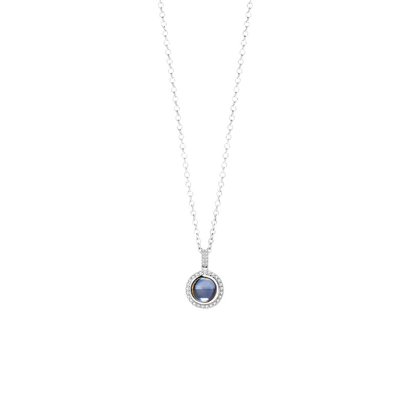 שרשרת יולי קלאסית עם תמונה מוצפנת - verde jewellry | ורדה תכשיטים