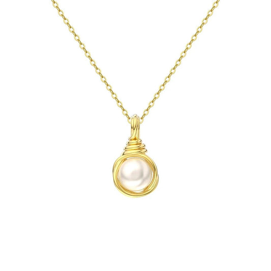 שרשרת קלאודיה כסף 925 בציפוי זהב - verde jewellry | ורדה תכשיטים